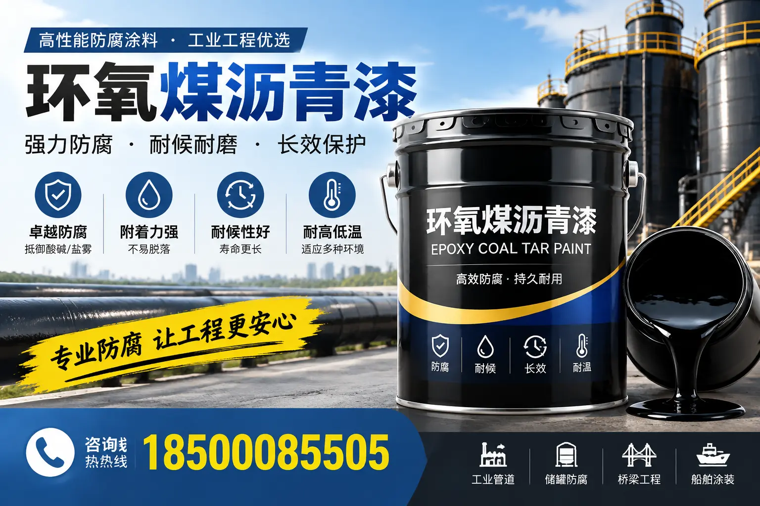 环氧煤沥青漆的施工方法与注意事项,确保在新星顺利完成